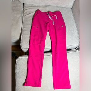 Figs Women's Shocking Pink Yola™ - Skinny Scrub - Size XS